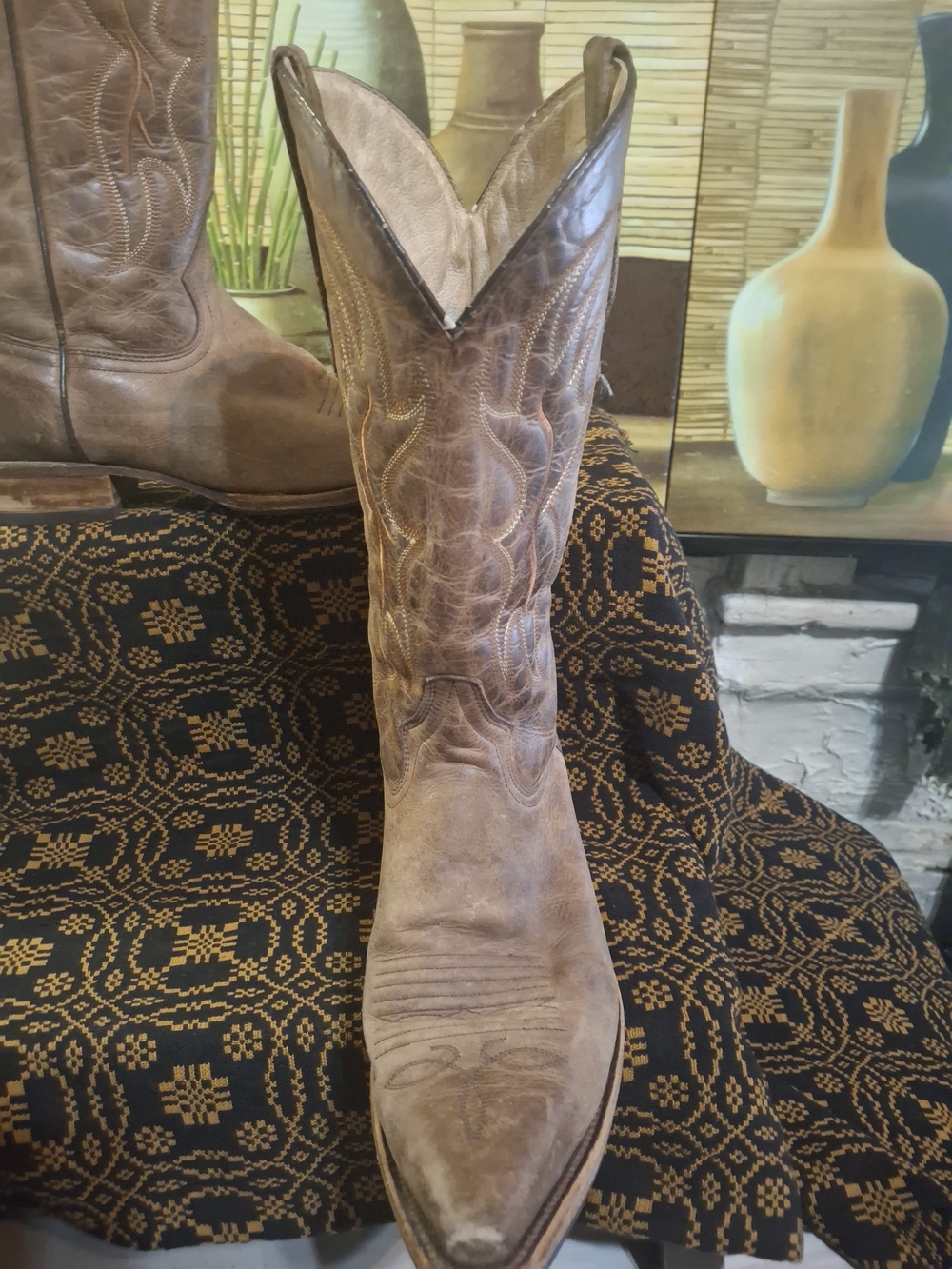 Circle G Brown Western Cowboy Boots